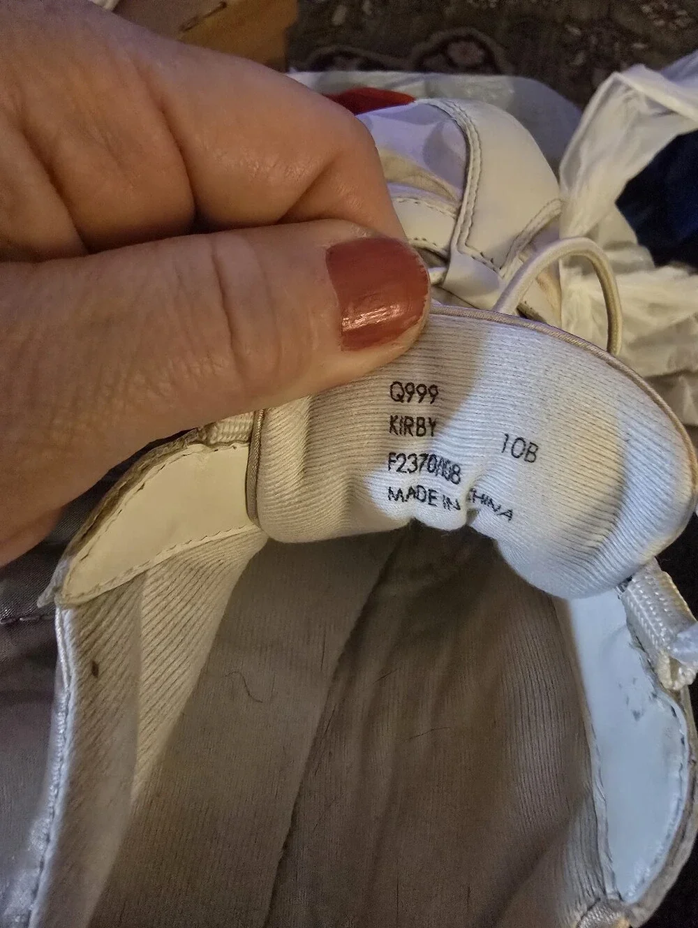 Coach Women's Size 10B Gold And White Signature Kirby Canvas Tennis Shoes!